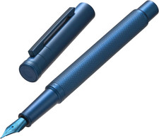 Hongdian 1851 Dark Blue Forest Fountain Pen Medium , Classic Design picture