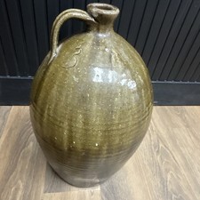19th-century Southern alkaline-glazed stoneware utilitarian 3 Gallon jug picture