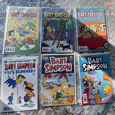 Bongo Bart Simpson Comics - Lot of 6, Issues #6, #13, #15, #63, #69-70, Direct  picture