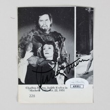 Charlton Heston Signed Photo - COA JSA picture