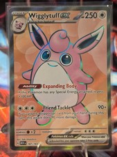 Pokemon TCG Card Wigglytuff ex 187/165 S&V 151 Ultra Rare *English* - NM picture