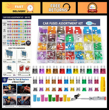 300 Pcs Automotive Fuse Assortment Kit with Tester | JCase, Mini Blade, 6-24V picture