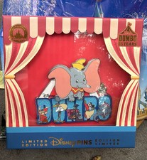 Disney Parks WDW Dumbo 85th Anniversary Mini Jumbo Pin LE 4000 Pin-on-Pin 2026 picture
