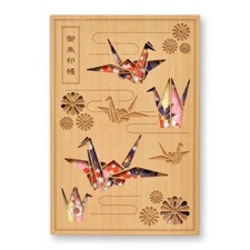 Goshuin Book Wooden Crane Goshuin-cho Japanese pilgrimage stamp Note Travel  picture