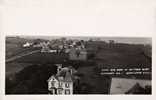 Birds eye view of Chatham MA Massachusetts 7 1914 RPPC Photo Postcard COPY picture