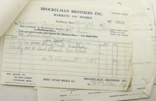 1931 Lamson Goodnow Brockelman Brothers Gardner MA Steak Knifes Ephemera P1349F picture