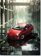 2016 TOYOTA PRIUS WHAT'S NEXT LET'S GO PLACES PRINT AD Z2745 picture