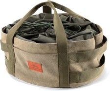 camping moon Carry Bag for 12-inch Dutch Oven Durable Canvas w/Handle Drawstr... picture