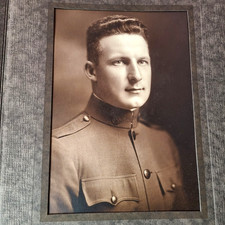 WWI US Army Soldier Portrait San Antonio Texas Named id'd picture