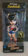 NIB DC Comics Bombshells Wonder Woman Loot Crate Metallic Edition Vinyl Figure picture