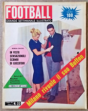 Vintage FOOTBALL Football Magazine 2-6-1960 Buffon Inter Juve Udinese Bologna picture