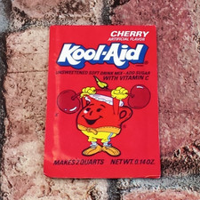 Vintage Kool Aid Cherry Drink Mix Unopened Packet picture