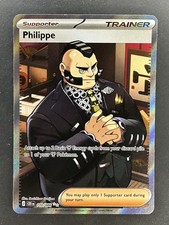 PHILIPPE 110/086 HOLO ULTRA RARE CHAOS RISING POKEMON NM picture