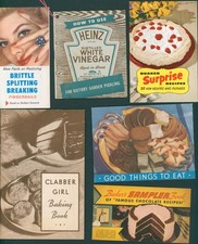 1930s-50s Food Baking Quaker Oats Heinz Clabber Advertising Booklet Collection  picture