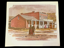 1956 Whaley House San Diego Print Richard Chase 13x10.5 Vintage Collectible picture