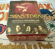 1979 Topps Star Trek The Movie Motion Picture Trading Card Set Wax Pack Box picture