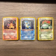 Charizard, Blastoise & Venusaur Lighter Set | 3pc Windproof Refillable Bundle picture