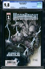 Moon Knight # 1 CGC 9.8 1st Dr Badr & Cameo as Hunter’s Moon Marvel 2021 Cover A picture