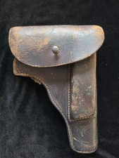 WW2 German Radom P.35(b) Holster bnz 1944 VIS 35 Steyr Pistol Leather picture