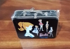 Vintage 1997 Hallmark Barbie Tin Mini Lunchbox Ornament Mattel 40th Anniversary picture