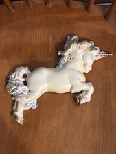 Vintage 10” Burwood Wall Hanging Unicorn picture