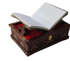 Wooden Box Holy Book Reading Quran, Geeta,Bible , useful stand for Book picture