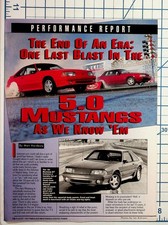 1993 Fox Body Mustang 5.0 Performance Report Magazine Article picture
