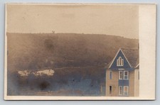 Vintage RPPC House & Hillside Landscape Undivided Back Postcard c1900s picture