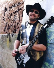 Country music singer Hank Williams Jr. Signed Autographed 8x10 Photo To Andrew picture