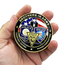 BL9-011 NY NJ Police State Trooper Corrections 9/11 20th Anniversary Commemorati picture