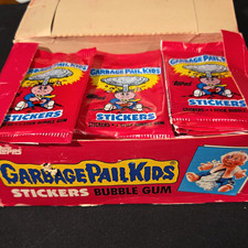 Topps 1985 Garbage Pail Kids Mini 1st Series 1 Sealed Packs LOT (2) Ireland UK picture