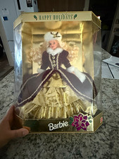 Mattel Barbie Happy Holidays Special Edition Doll Boxed Christmas 1990s picture