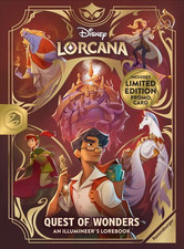 Disney Lorcana Quest Of Wonders An Illumineers Lorebook Promo Card PRESALE 10/13 picture