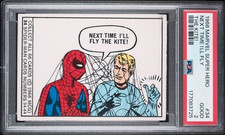 1966 Marvel Super Hero #34 1st Spider-Man Card App - PSA 2 - Centered 50/50  picture