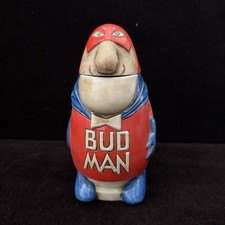 BUD MAN Vintage 1975 Anheuser Busch Beer Stein by Ceramarte in Brazil Budweiser picture