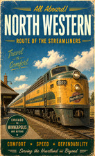 Chicago North Western RR model 2 poster 11