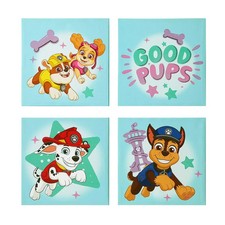 Idea Nuova Paw Patrol Canvas Art | 4 Panel Set | Kids Bedroom Wall Decor NIB picture