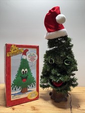 Vintage Gemmy 1996 Douglas Fir Talking Singing Christmas Tree Electric Box picture