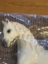 Schleich White Arabian Mare Pink Bows Horse Figure 2013 Retired Fantasy NEW picture