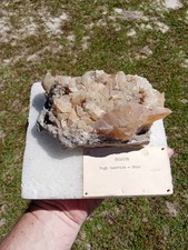 Large Natural Calcite Specimen Ohio Crystal Healing. 5.5