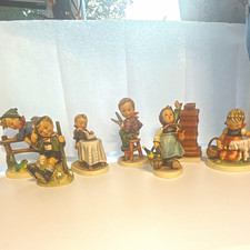 Goebel Hummel Lot of 6 Hand Painted Porcelain Children Figurines 1970s picture