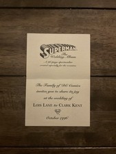 Superman The Wedding Album #1 CGC 9.8 DC Comic 1996 White Pages with Invitation picture