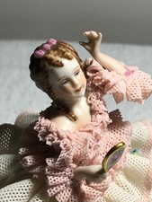 Vintage Irish Dresden Porcelain Lace 
