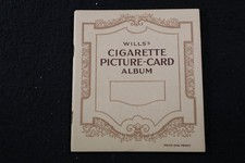 E37 Empty Vintage Wills Cigarette Card Album picture