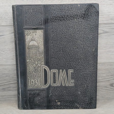 1931 University of Notre Dame Yearbook The Dome Knute Rockne Era UND Vintage picture