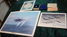 LOT Grumman Aircraft Engineering Co Service Pin 1/10th 10kt in Box + Photos etc. picture