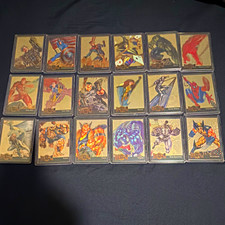 SkyBox 1995 Marvel Metal Limited Edition Gold Blasters 1-18 Mint Condition picture