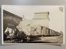 Terry Montana Prairie Co RPPC DEPOT TRAIN Rail Elevator Northern Pacific RR MT picture
