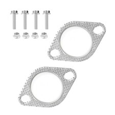 2Pcs Car Exhaust Gasket, 2 Inch 2-Bolt Exhaust Flange Gasket, Sealing Exhaust Pi picture