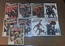 Secret Invasion 1,2,3,4,5,6,7,8 and one shot. Complete. Skrull, Avengers, X-Men picture